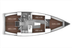 zeilboot Bavaria 37/3 Cruiser 2015 Afbeelding 2